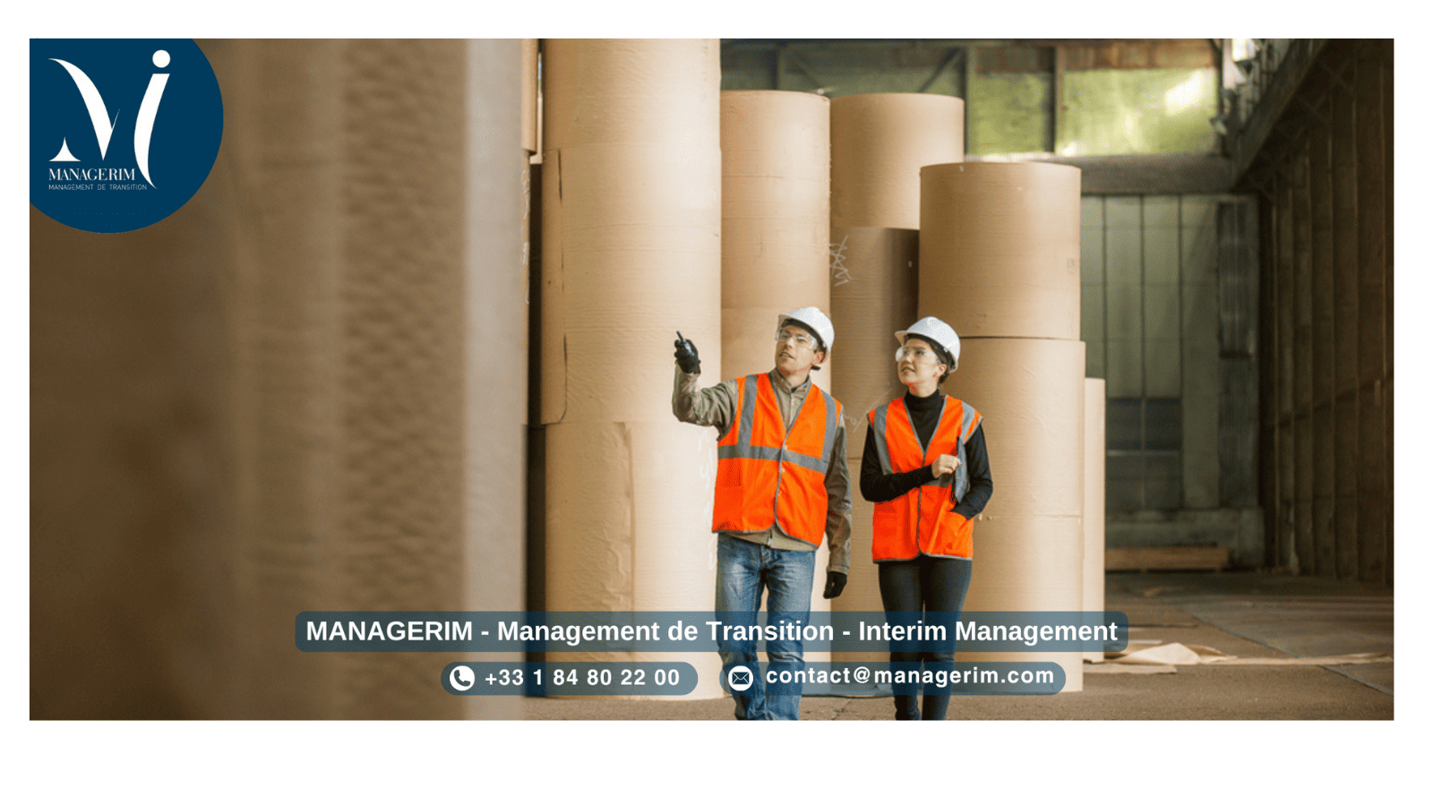 Industrie Matériaux de Construction Papier Bois Carton Verre Management de Transition MANAGERIM