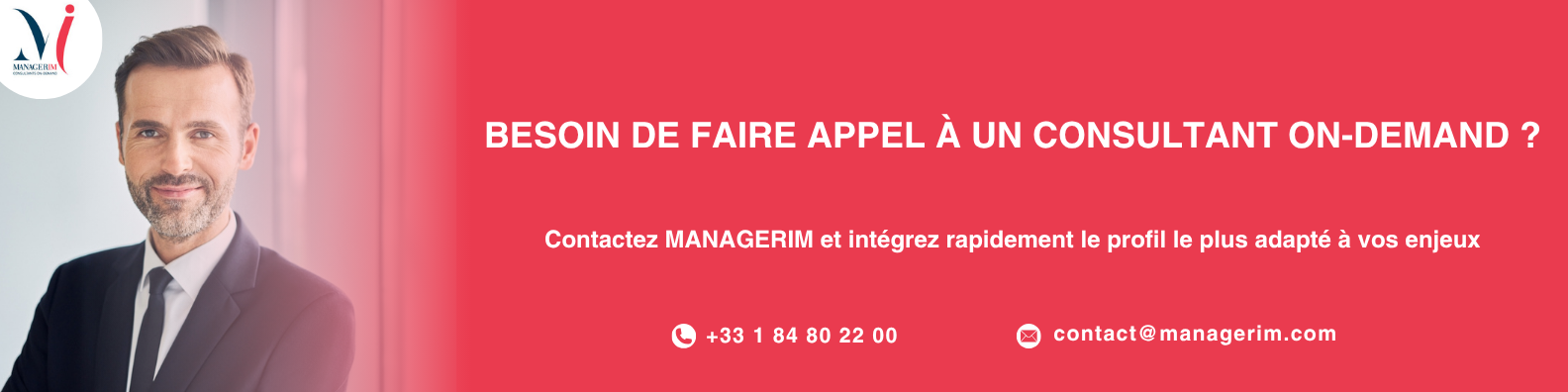 Offre Consultant On-Demand MANAGERIM