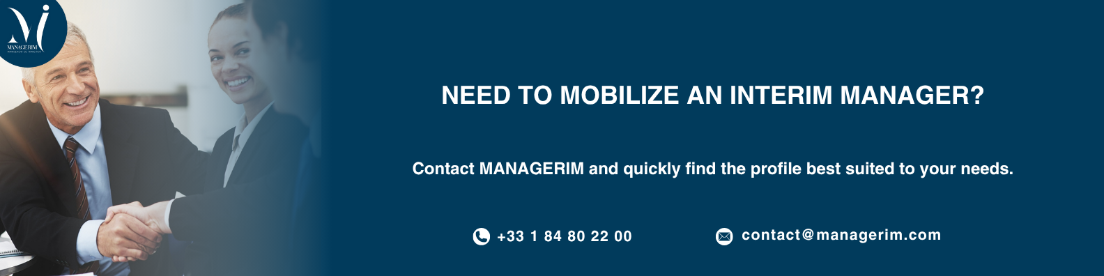 Banner offer Interim Management MANAGERIM