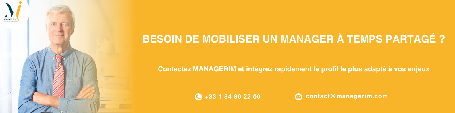 Offre Manager à Temps Partagé MANAGERIM