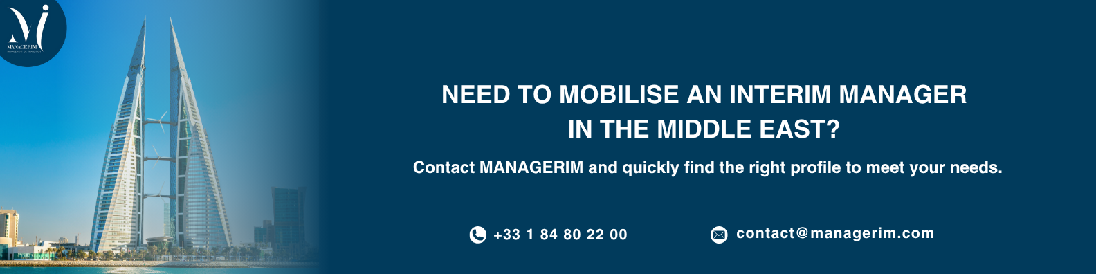 Interim Manager Middle East MANAGERIM