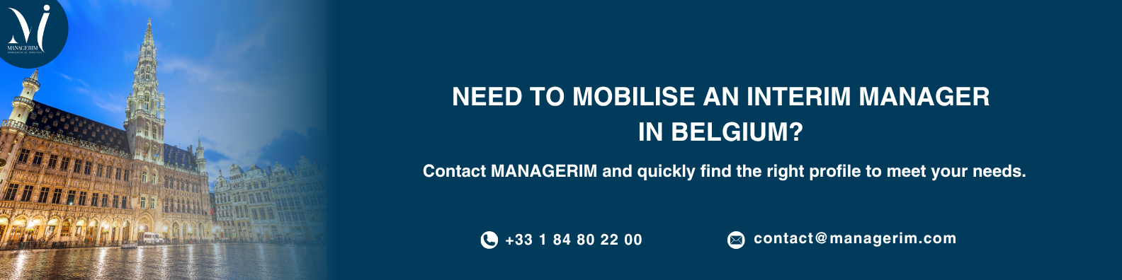 Interim Manager Belgium MANAGERIM