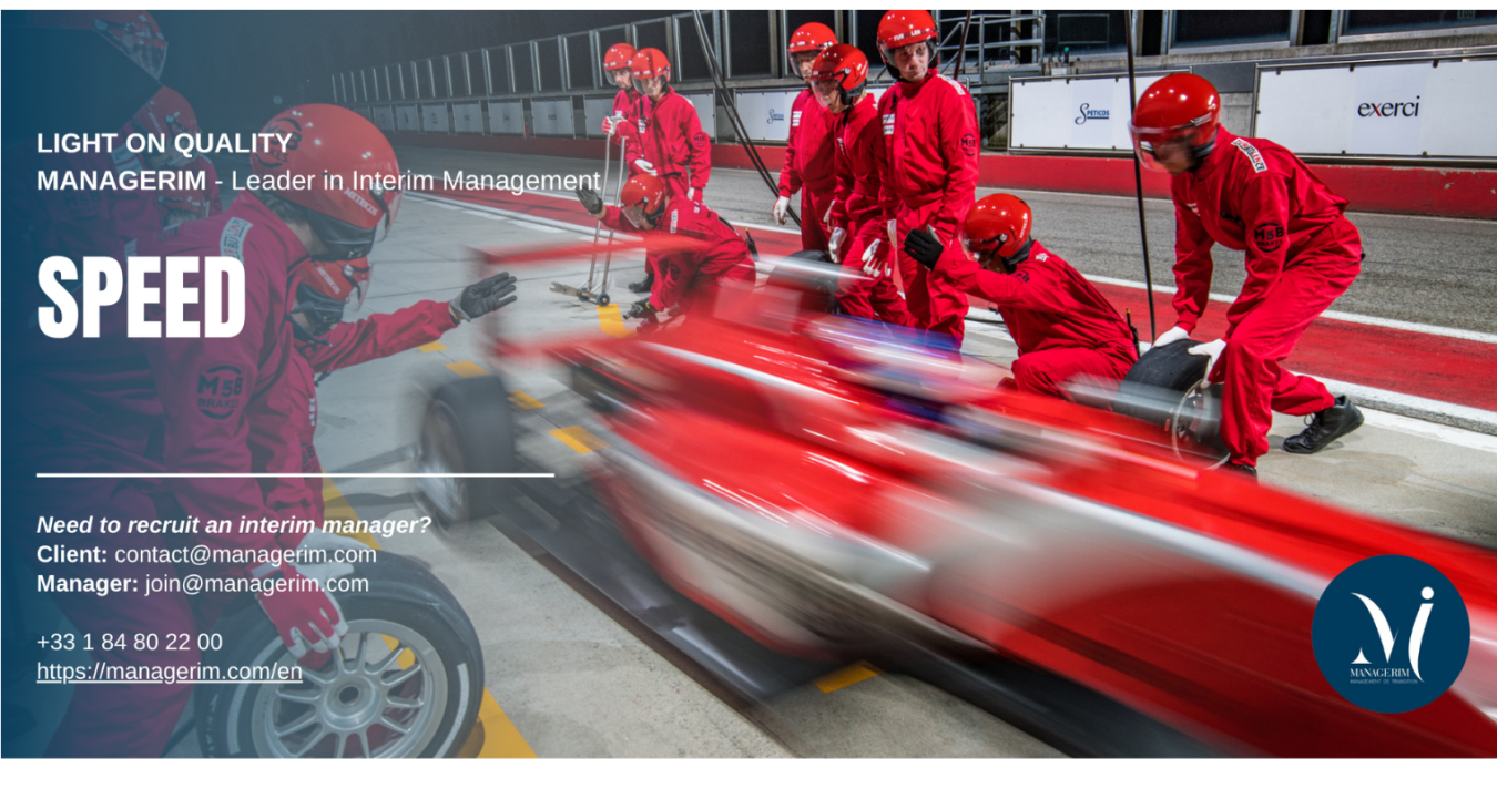 Speed among our Interim Manager - MANAGERIM