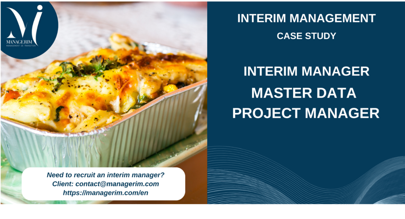 Interim Manager Master Data Project Manager MANAGERIM