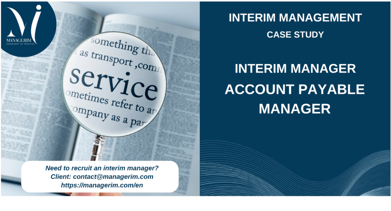 Interim Manager Accounts Payable Manager MANAGERIM