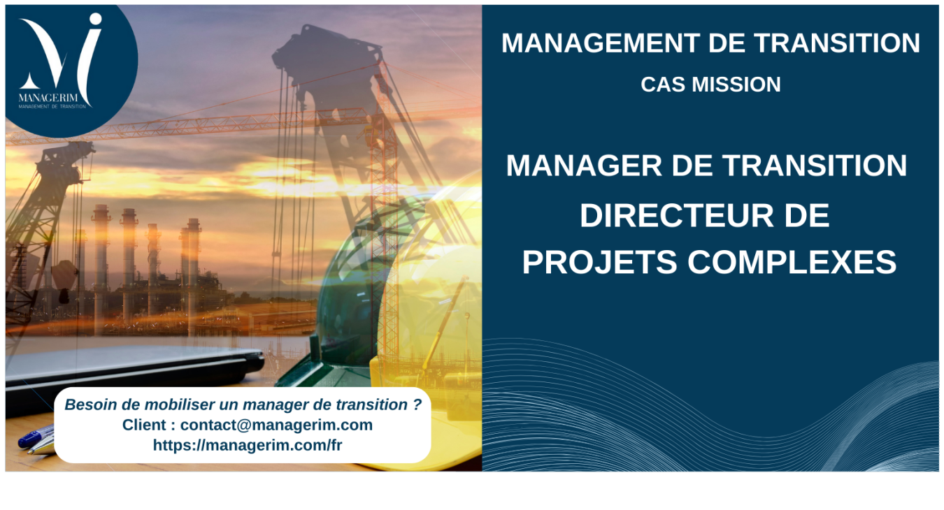 Manager de Transition Directeur de Projets Complexes MANAGERIM