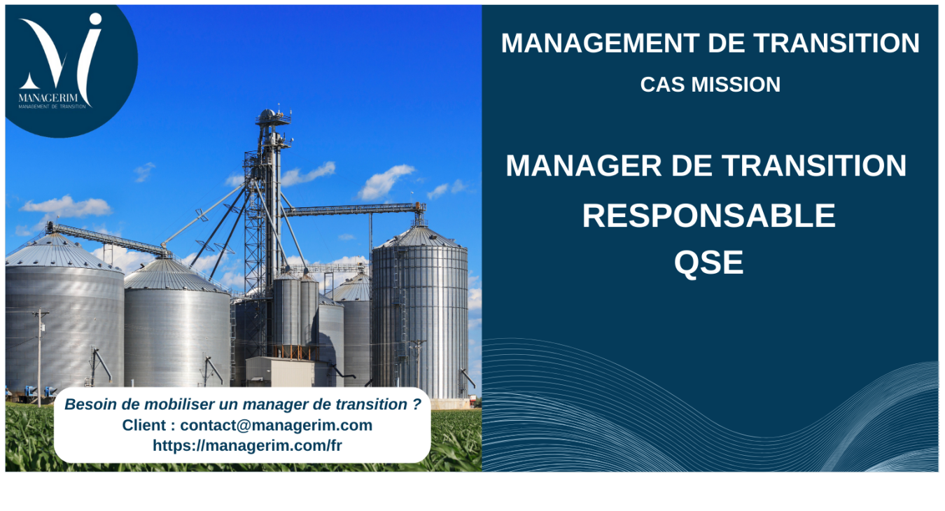 Manager de Transition Responsable QSE MANAGERIM