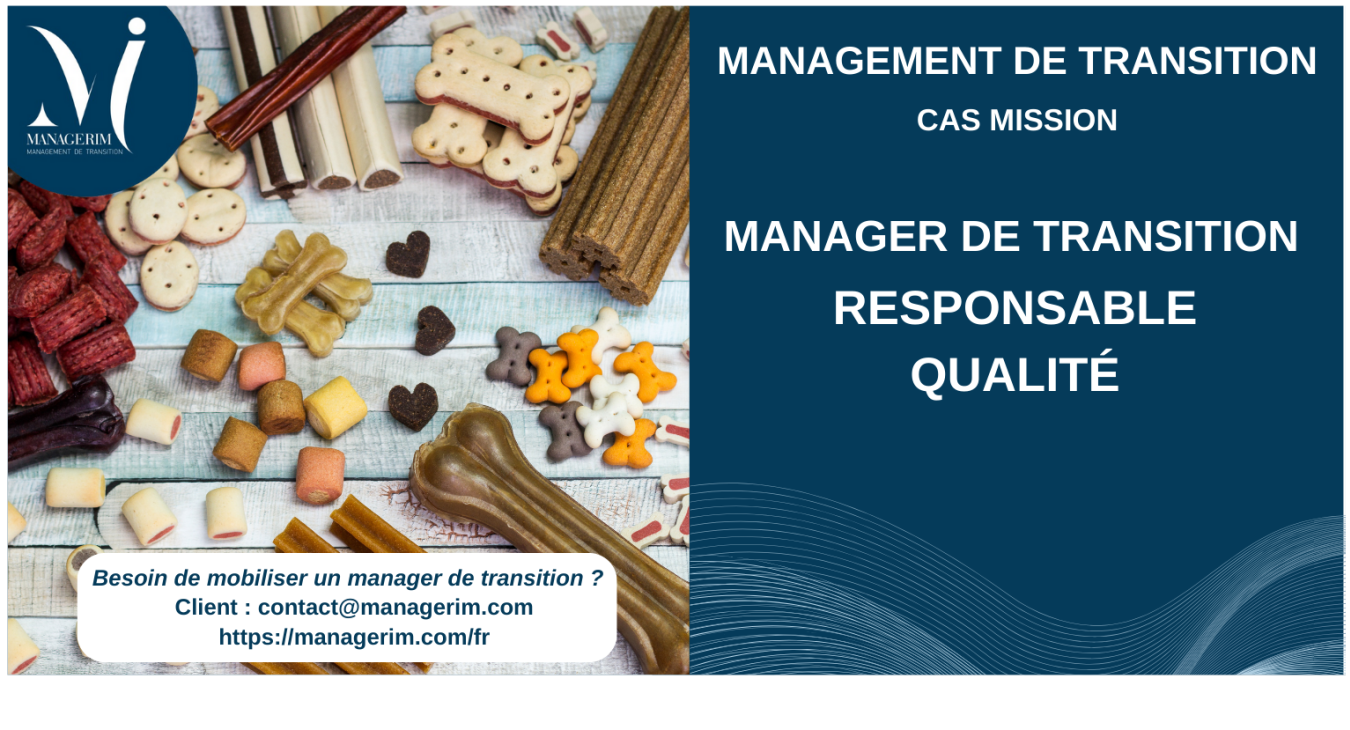 Manager de Transition Responsable Qualité Nutrition Animale MANAGERIM