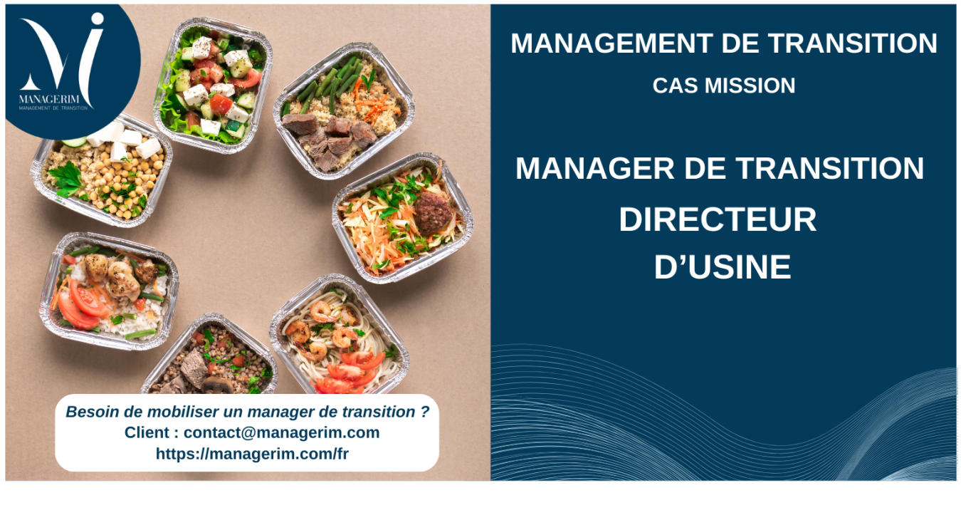 Manager de Transition Directeur d'Usine MANAGERIM