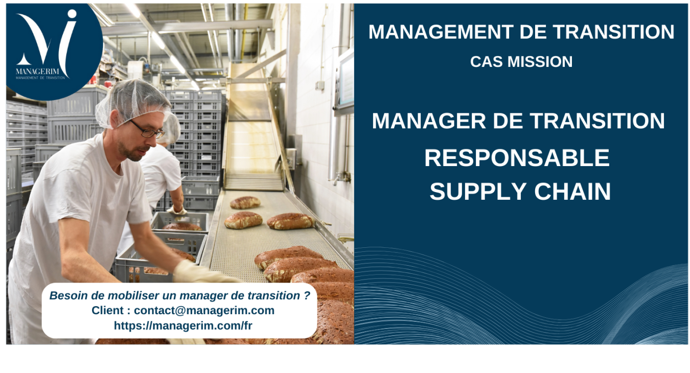 Manager de Transition Responsable Supply Chain Retail MANAGERIM