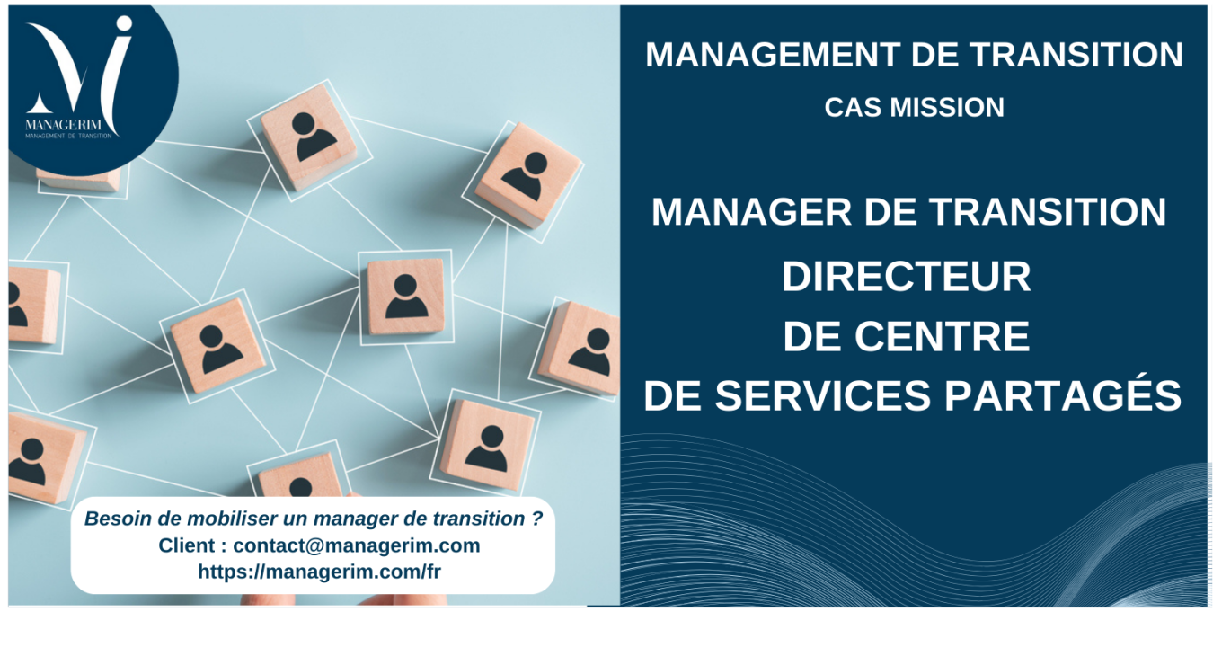 Manager de Transition Directeur de Centre de Services Partagés MANAGERIM