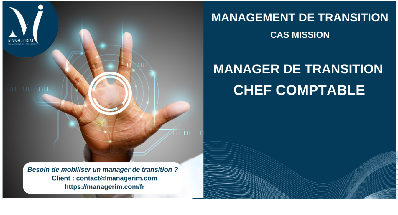 Manager de Transition Chef Comptable Nouvelles Technologies MANAGERIM