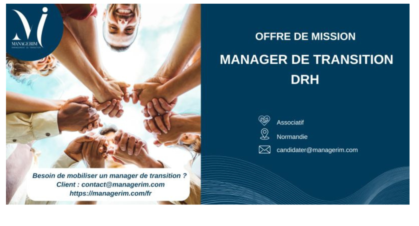 Manager de Transition DRH Associatif MANAGERIM