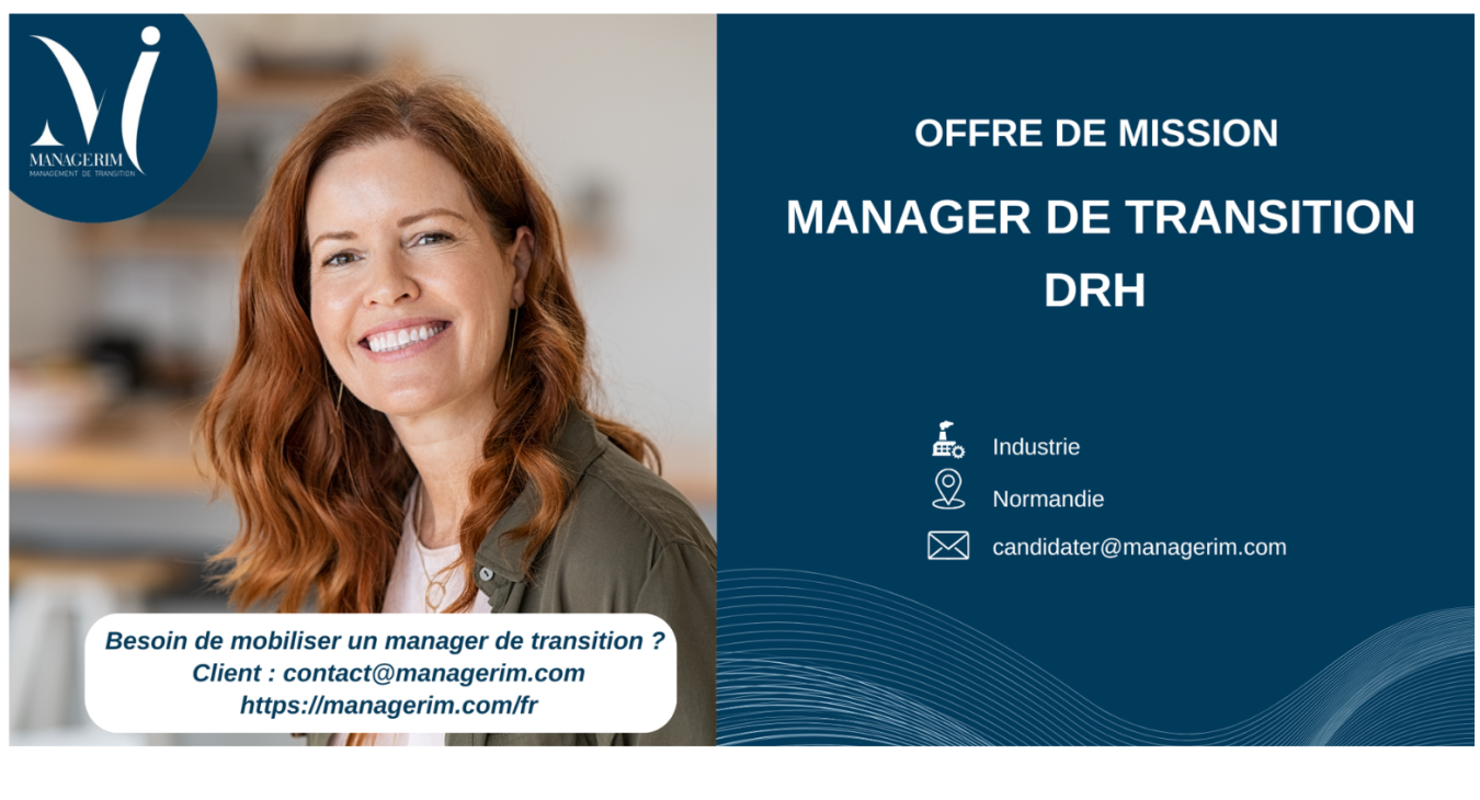 Manager de Transition DRH Secteur Industriel MANAGERIM