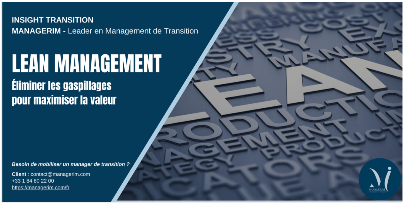 Lean Management et Management de Transition MANAGERIM