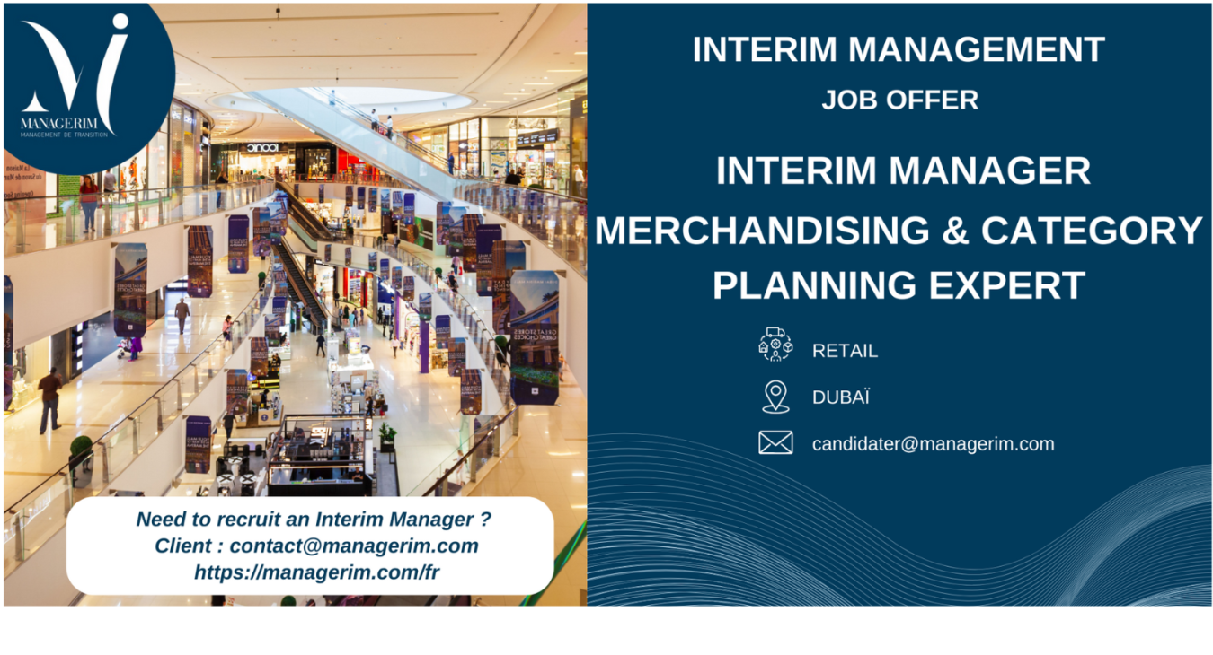 Interim Manager Merchandising & Category Planning Expert MANAGERIM