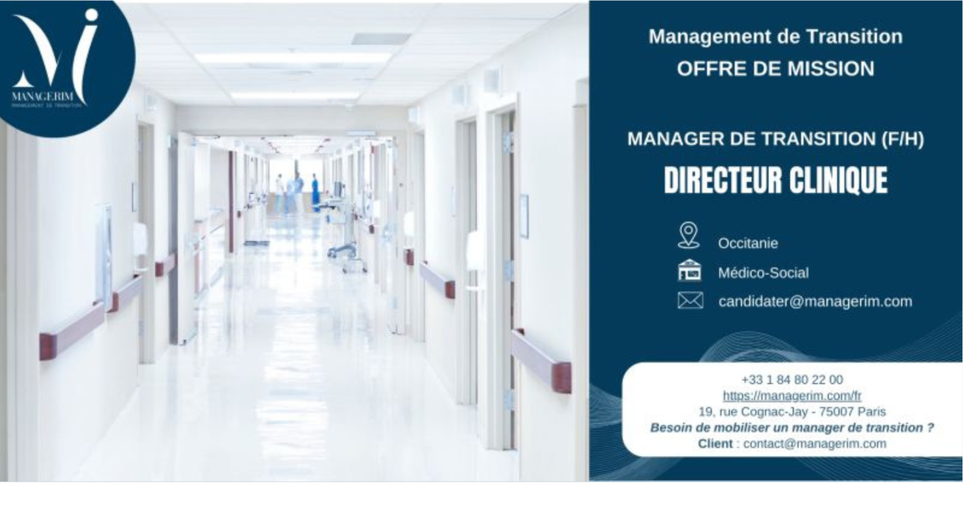 Manager de Transition Directeur Clinique MANAGERIM