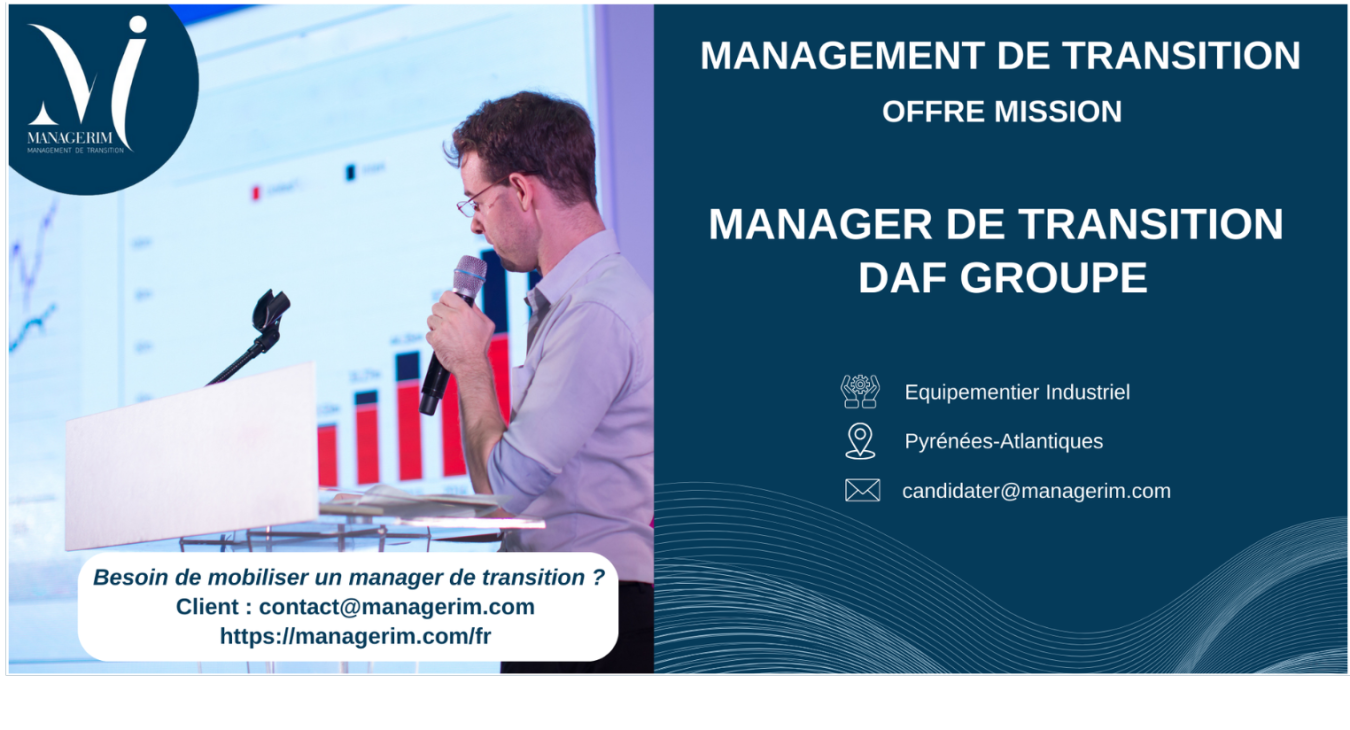 Manager de Transition DAF Groupe MANAGERIM