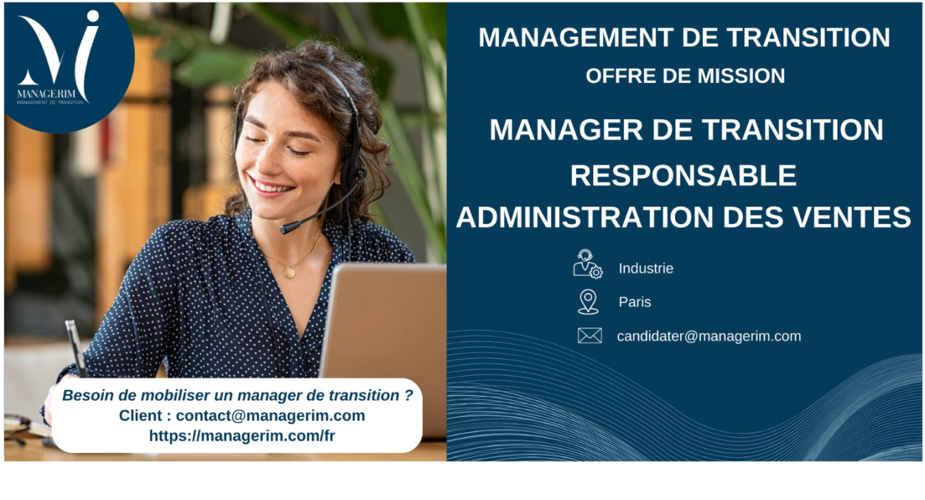 Manager de Transition Responsable ADV MANAGERIM 