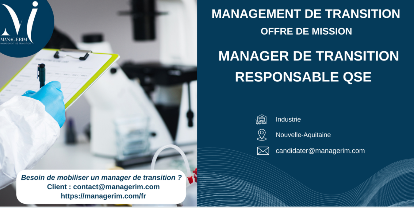 Management de Transition Responsable QSE MANAGERIM