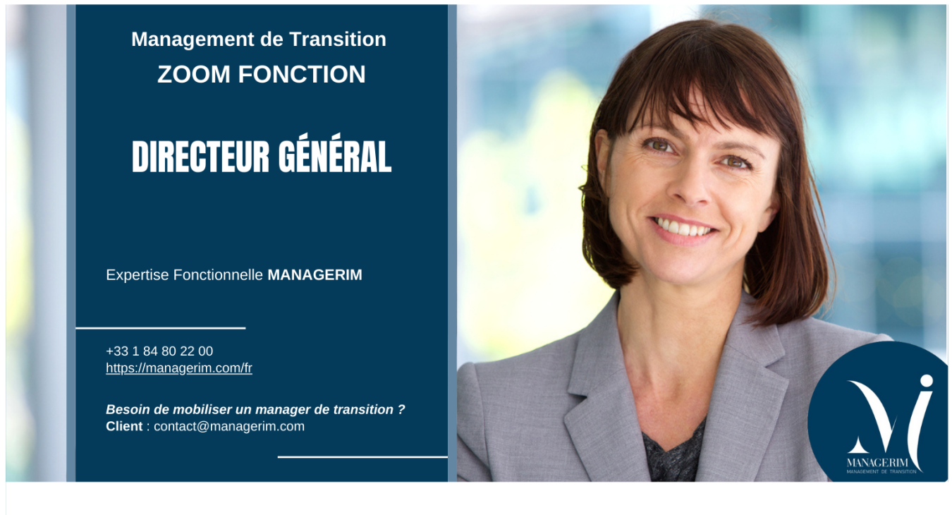 Manager de Transition Directeur Général MANAGERIM 