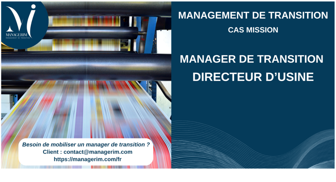 Manager de Transition Repsonsable HSE Industrie Chimie chimique MANAGERIM