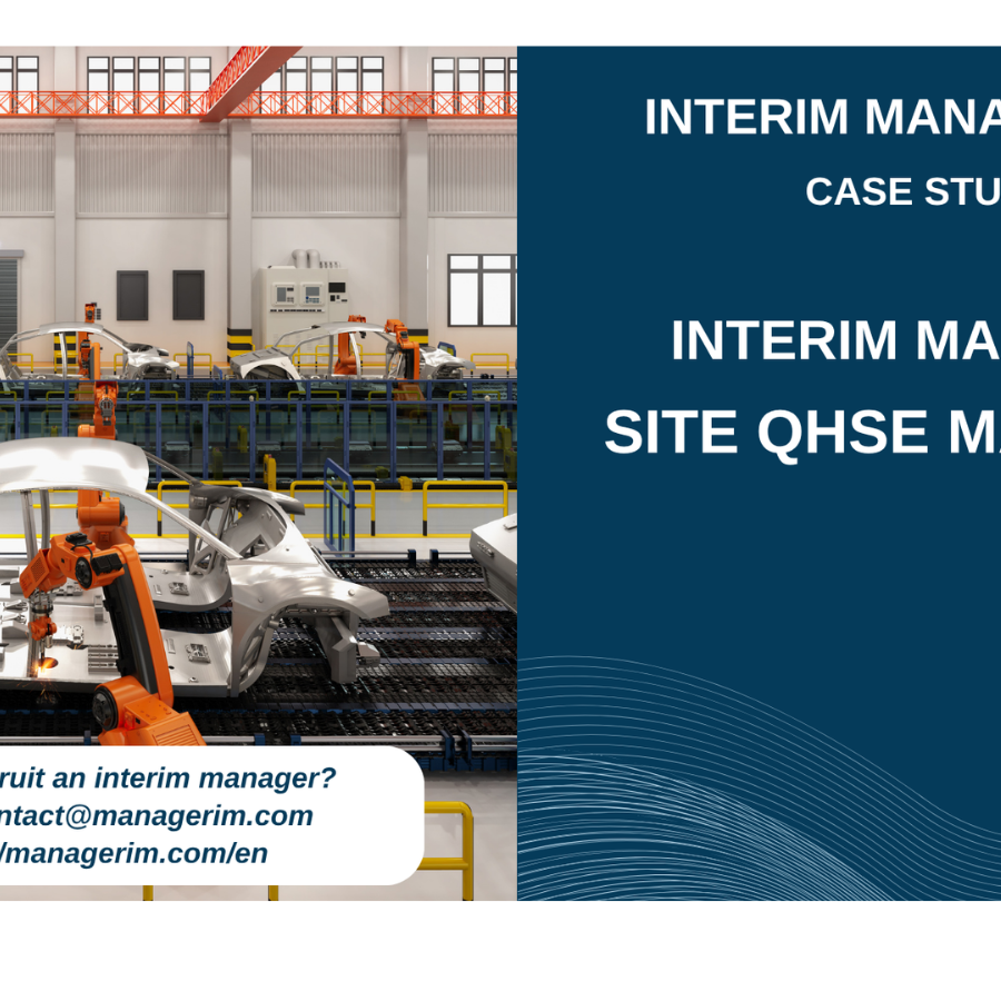 Interim Manager Site QHSE Manager MANAGERIM