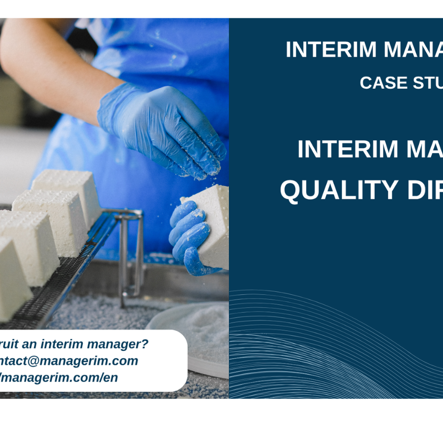 Interim Manager Quality Director MANAGERIM