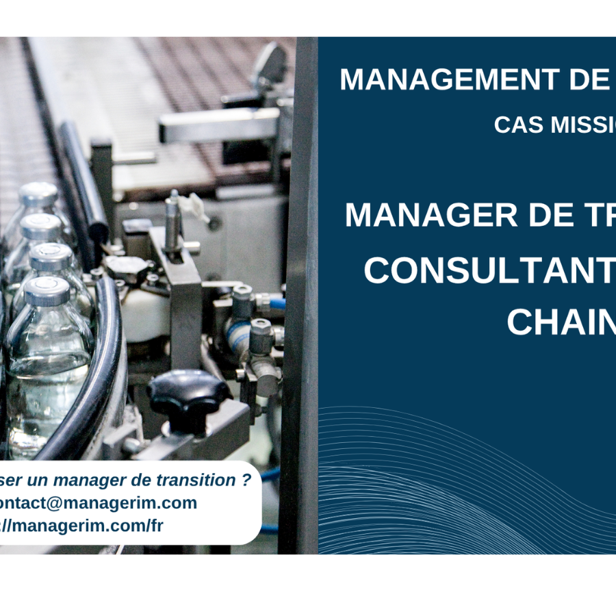Manager de Transition Consultant Supply Chain MANAGERIM