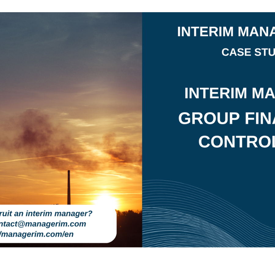 Interim Manager Group Financial Controller MANAGERIM