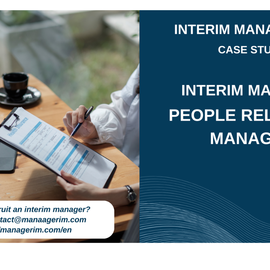Interim Manager People Relations Manager MANAGERIM