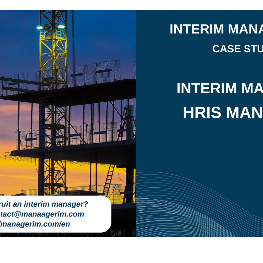 Interim Manager HRIS Manager MANAGERIM