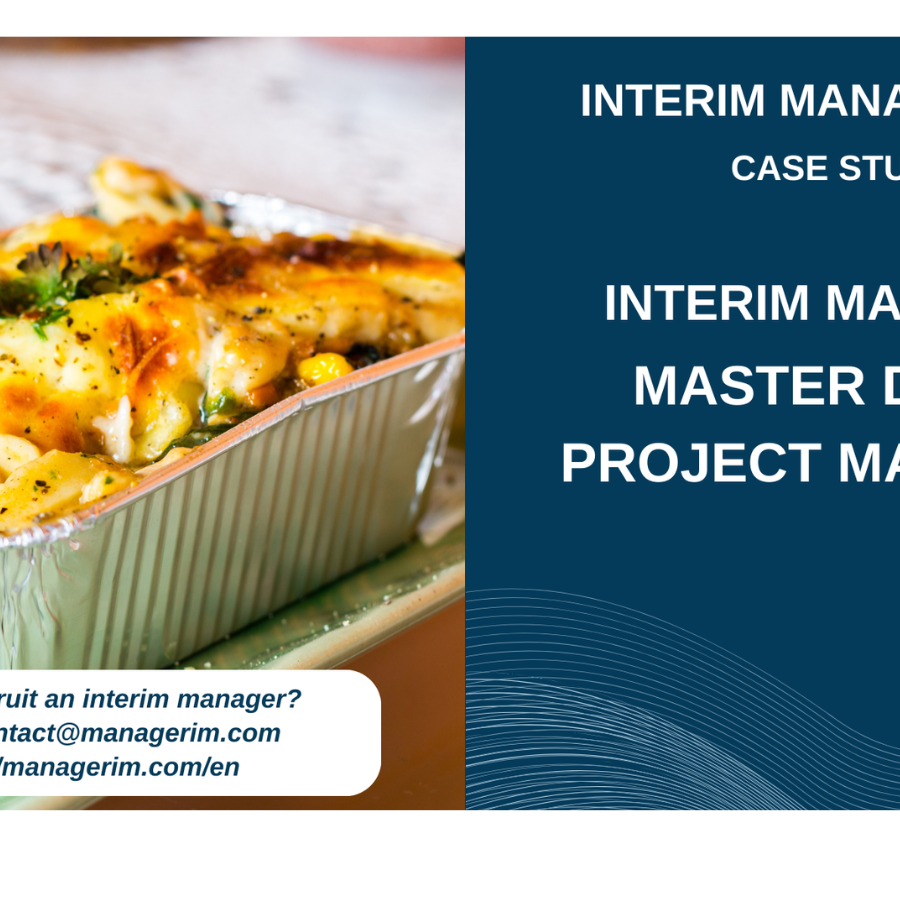Interim Manager Master Data Project Manager MANAGERIM