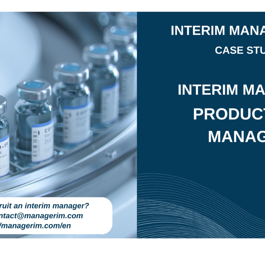 Interim Manager Production Manager MANAGERIM