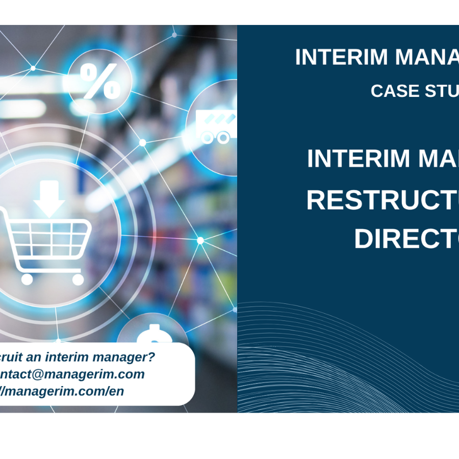 Interim Manager Restructuring Director Distribution Sector MANAGERIM