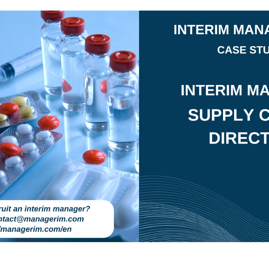 Interim Manager Supply Chain Director MANAGERIM