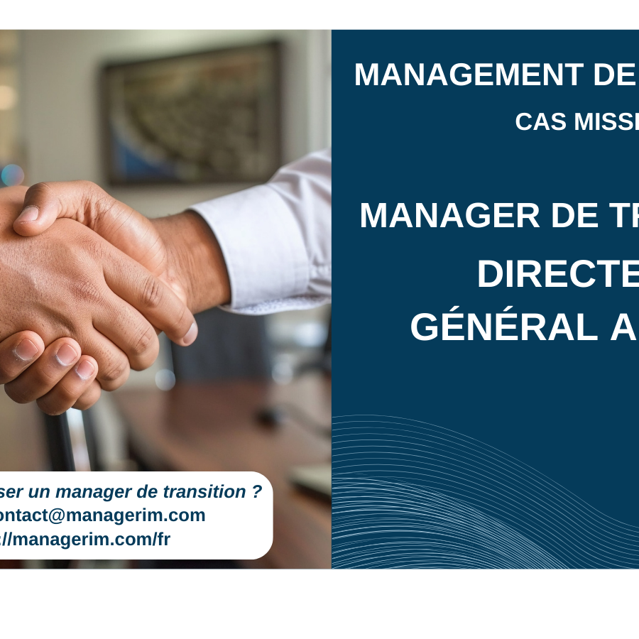 Manager de Transition Directeur Général Adjoint ESS MANAGERIM