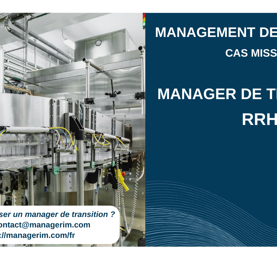 Manager de Transition Responsable Ressources Humaines Equipements Industriels MANAGERIM