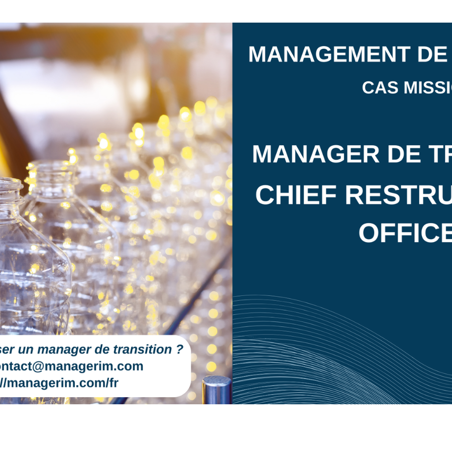 Manager de Transition Chief Restructuring Officer Packaging MANAGERIM