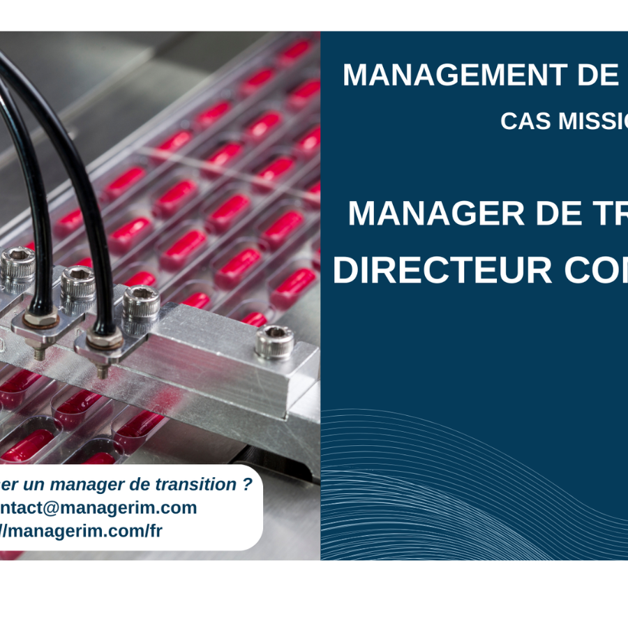 Manager de Transition Directeur Commercial Industrie Pharmaceutique MANAGERIM