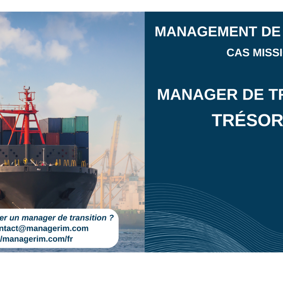Manager de Transition Trésorier Opérateur Logistique MANAGERIM