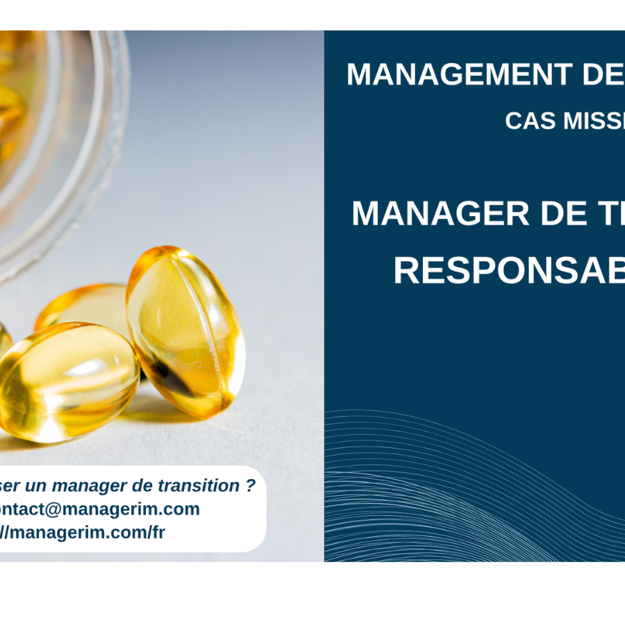 Manager de Transition Responsable QSE Pharmaceutique MANAGERIM