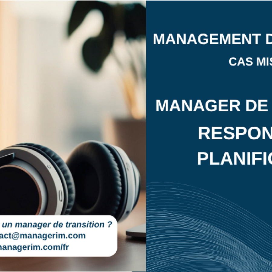 Management de Transition Responsable Planification Equipements Médicaux Equipement Audio Professionnel MANAGERIM