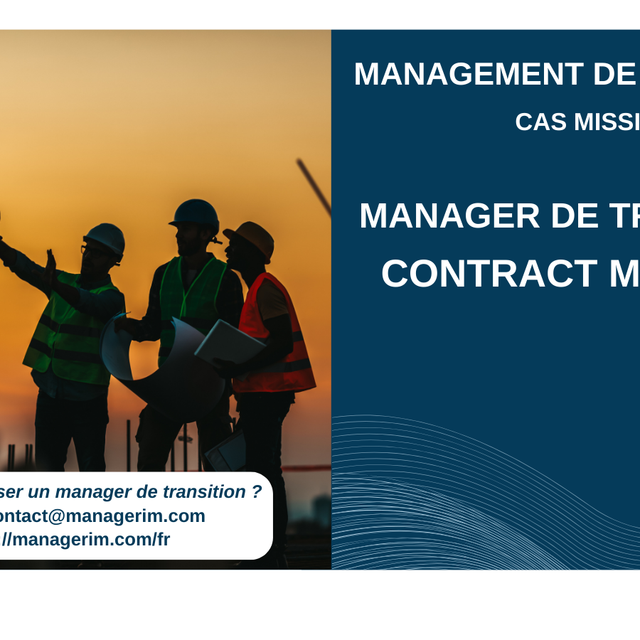 Manager de Transition Contract Manager BTP MANAGERIM