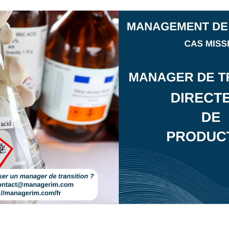 Manager de Transition Directeur de Production Chimie lourde MANAGERIM