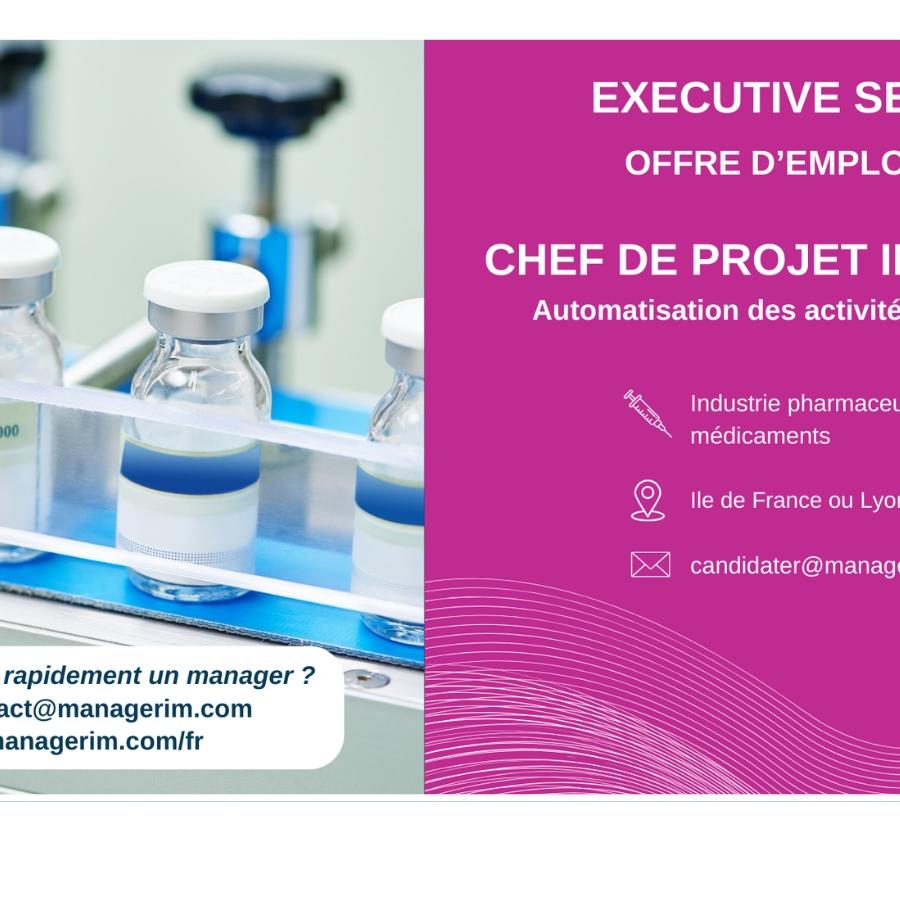 industrie pharmaceutique chef de projet