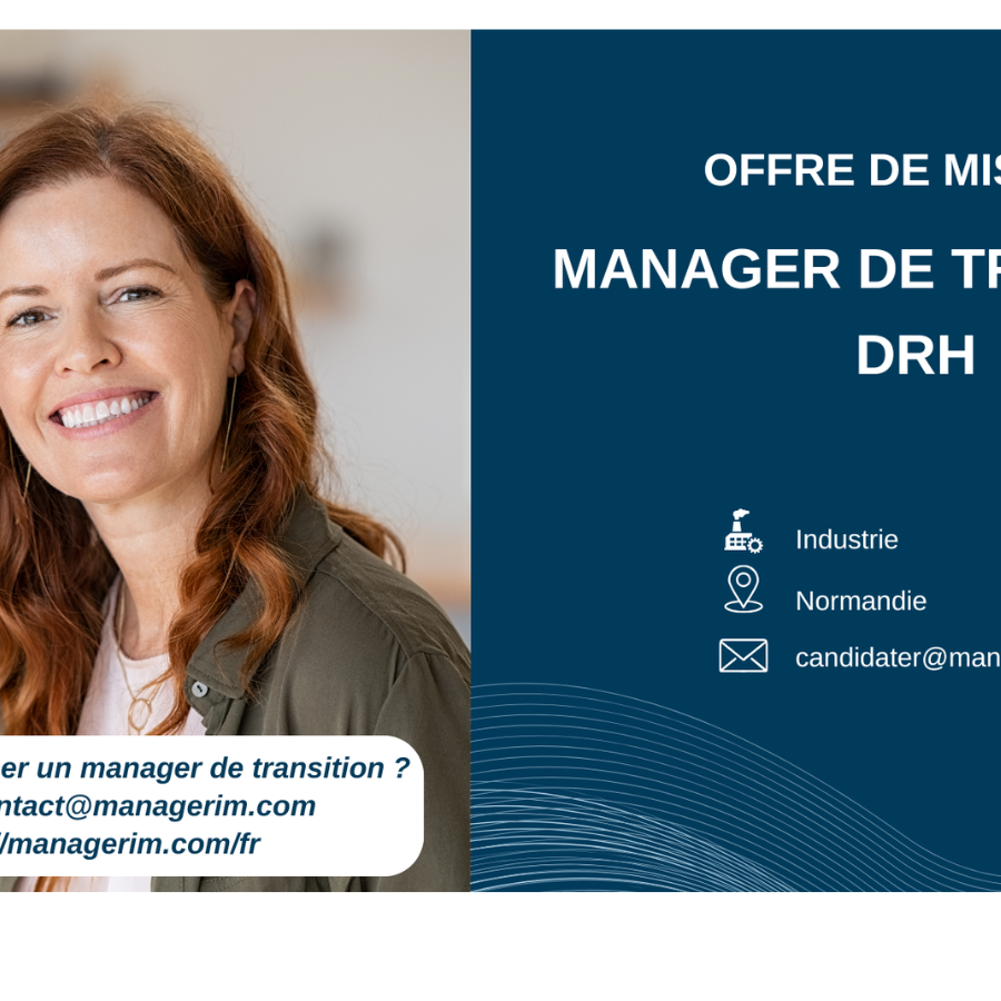 Manager de Transition DRH Secteur Industriel MANAGERIM