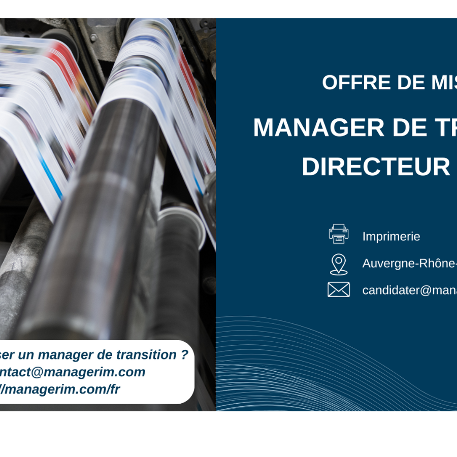 Manager de Transition Directeur Usine MANAGERIM