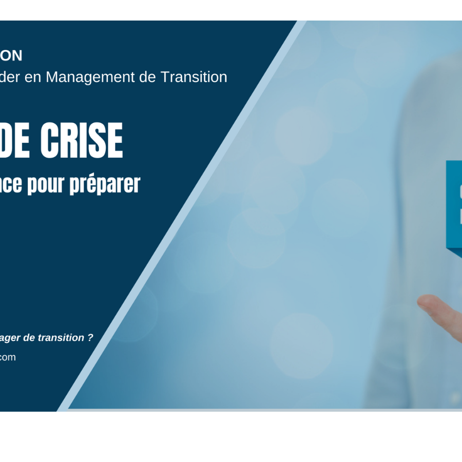 La gestion de crise dans le Management de Transition MANAGERIM