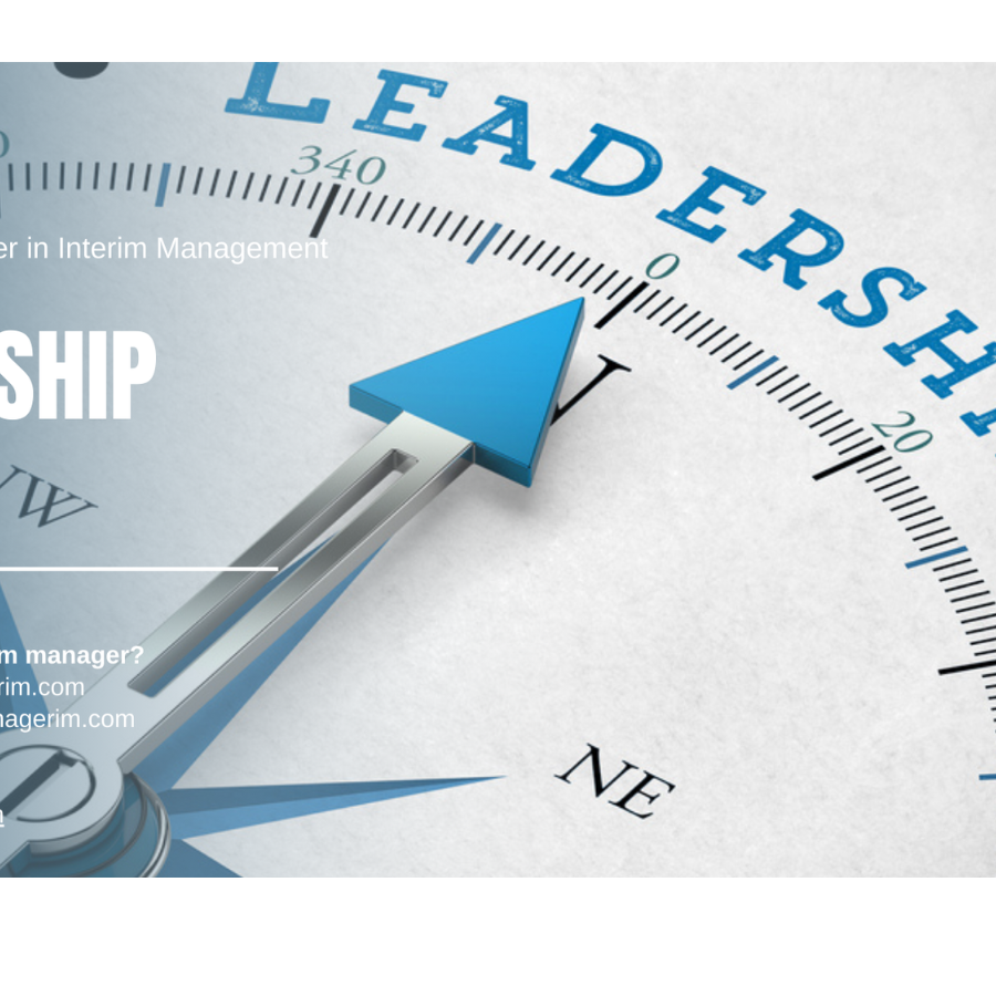 Leadership among our interim managers - MANAGERIM 